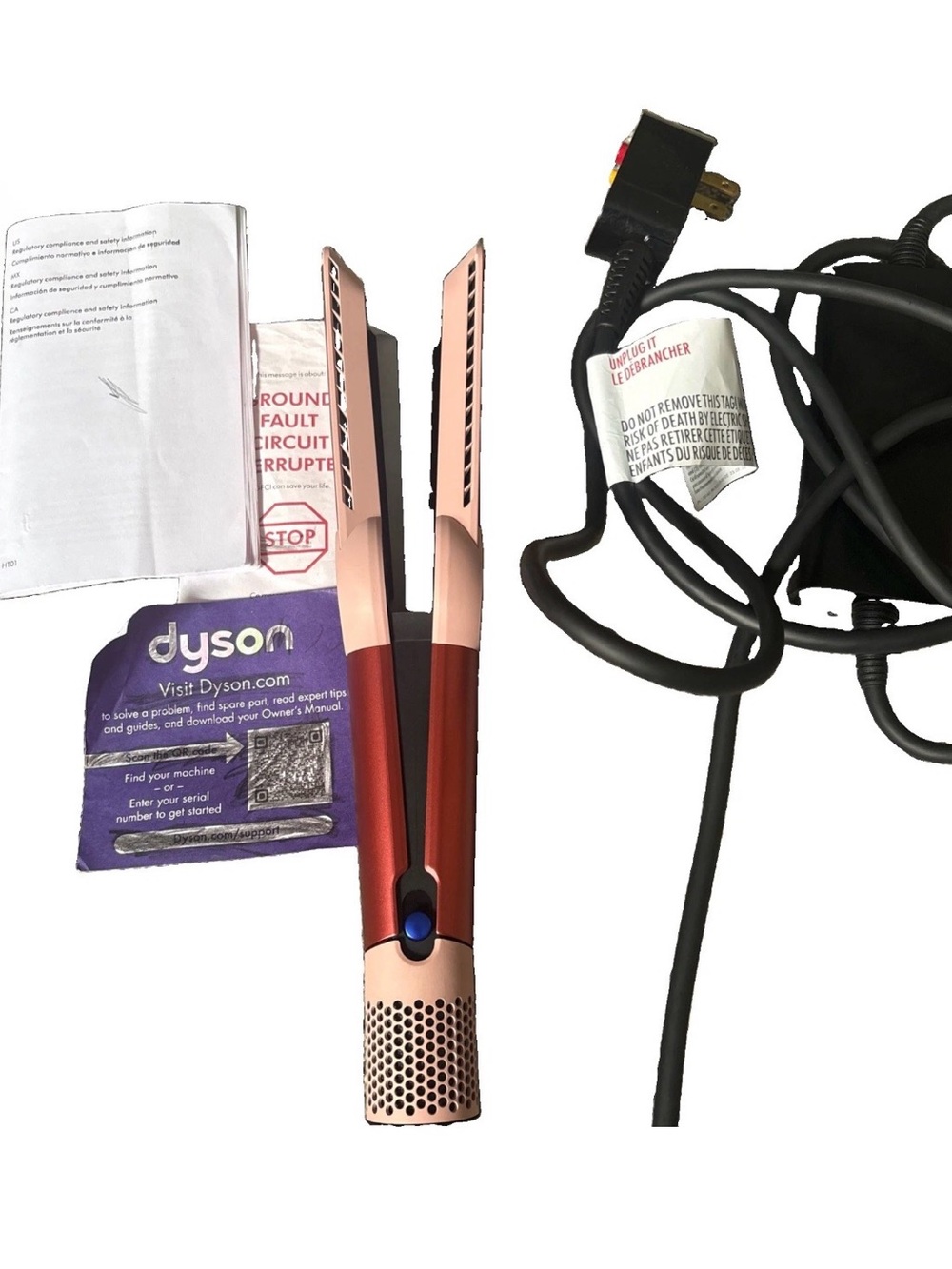 Dyson Airstrait Wet-to-Dry Straightener in Strawberry Bronze